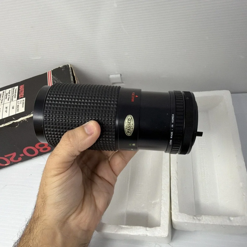 Matrix Canon MD One Touch Macro 80 -200 4.5 Lens Vintage Korea Deadstock